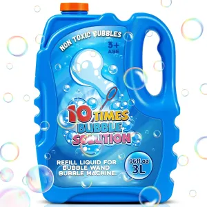 Maker$ Bubble Wand$ wholesome metric shake henceforth Birthday Wedding Party Favors Bubble Refill Solution 96 Oz$ Large Bottle 3L Concentrated Bubble Solution Kids Bubble Machine$ Bubble Blower$ Bubble 
