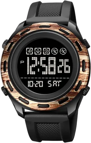Male enclose receiver bluish slot floor Wristwatch Gosasa Digital Watch for Men Sport Outdoor Multifunctional Calendar Alarm Week Display Quartz Waterproof Fashion 