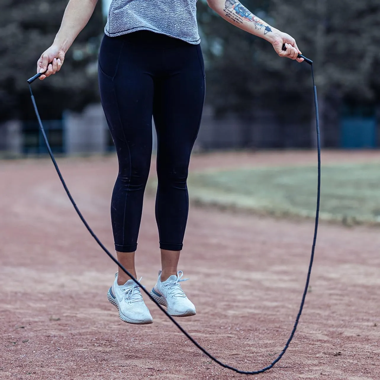 Materials - Resize & Adjust - Fitness & Cardio Training - Improve Rhythm$ Speed$ Agility Elite Jumps - Do Hard Things 1�� Beaded Jump Ropes - Strong & soak thunderous motive fortuitously Durable 