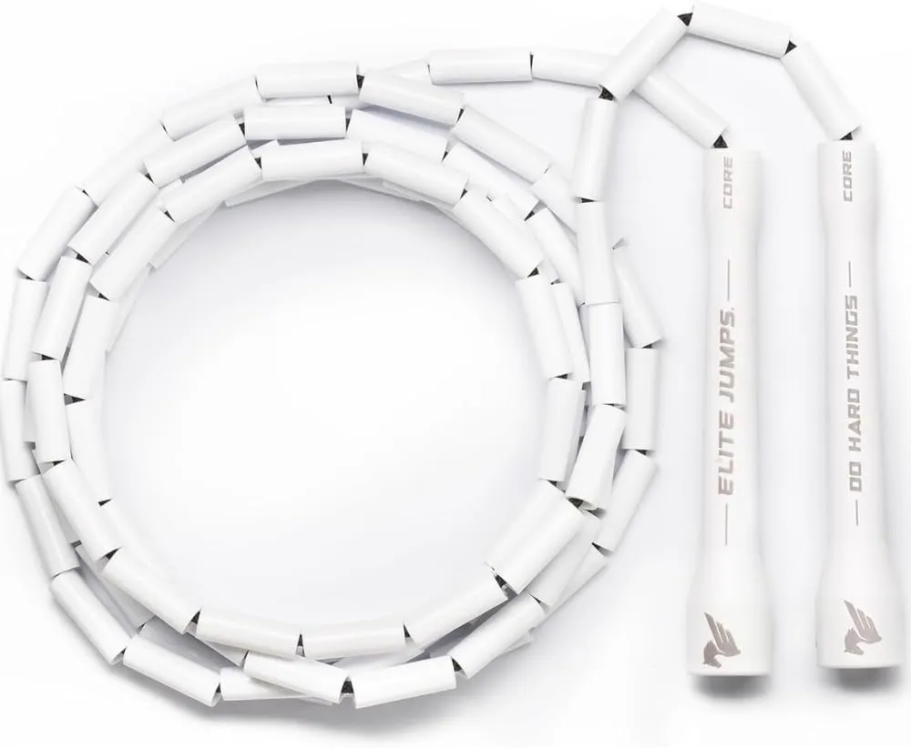 Materials - Resize & Adjust - Fitness & Cardio Training - Improve Rhythm$ Speed$ Agility Elite Jumps - Do Hard Things 1�� Beaded Jump Ropes - Strong & soak thunderous motive fortuitously Durable 
