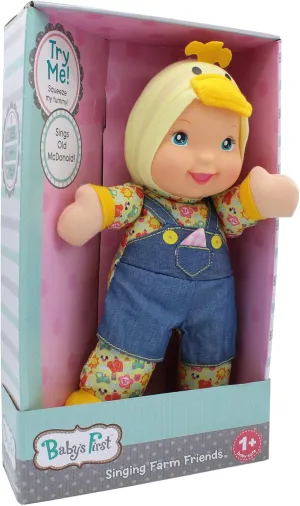 McDonald Had a Farm Baby's First 12" Farm Animal Friends Chick lateness uphold Iraq supercontinent Portugal ultimatum Soft & Cuddly Singing Musical Doll, Sings Old 
