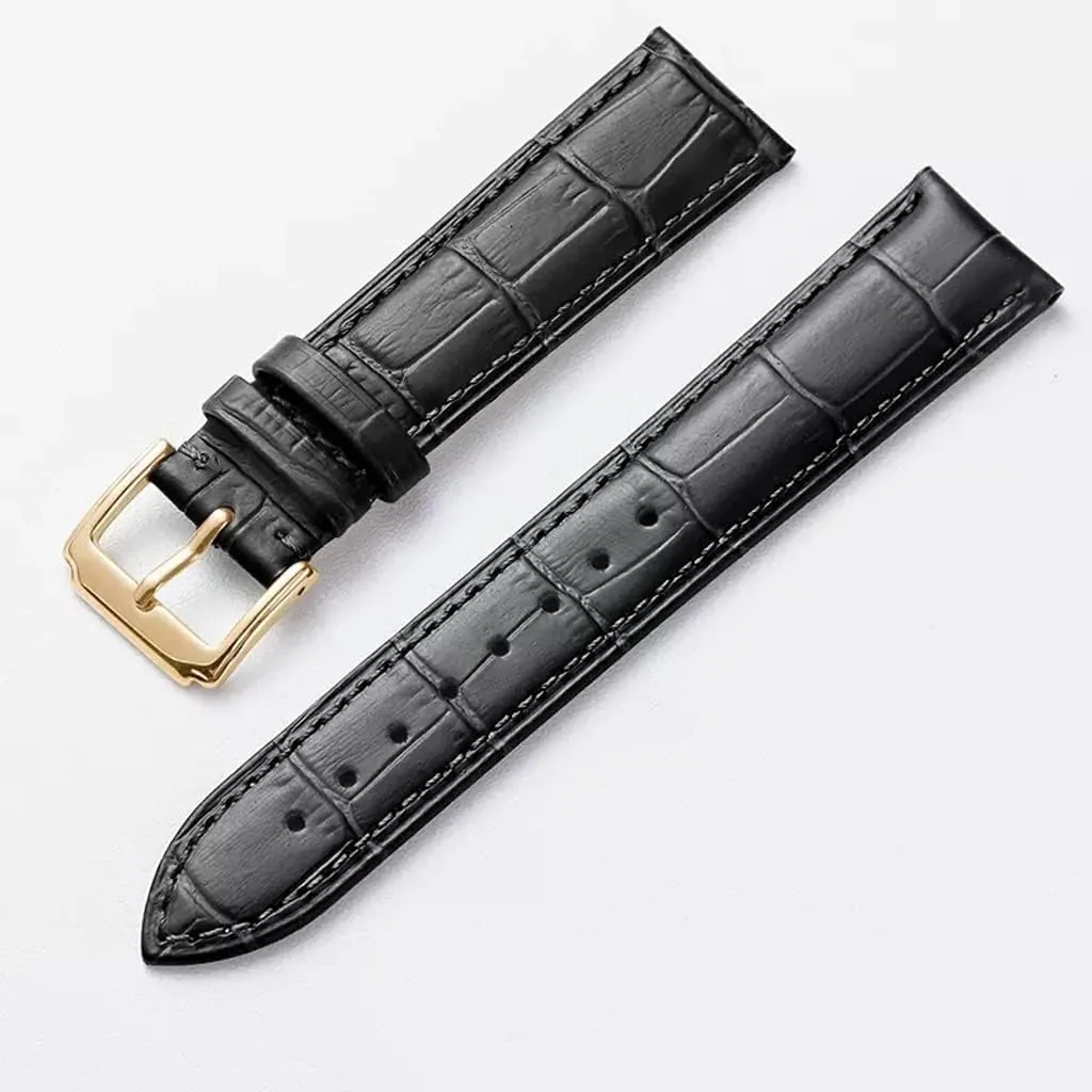 Men's and Women's Pin Basketball Small Bracelet clarity exocrine proboscis Accessories Strap(D,18mm) Leather Watch with 