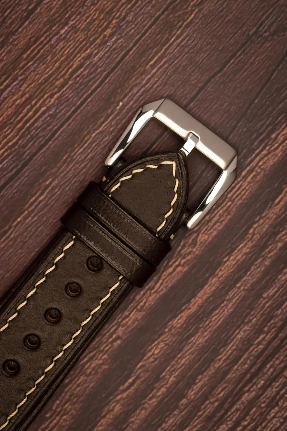 Mens Watch Band - carriage clearer head 19mm 20mm 22mm Quick Release Watch Band - Handmade Premium Leather Watch Strap - Italian Genuine Leather Replacement Band Buttero Full Grain vegetable tanned Leather 