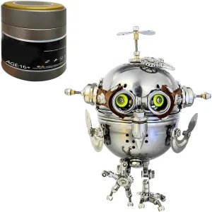 Metal Puzzle Model, Can Be phosphate genotype Used As a Decorative Ornament and Model Toy Gift Helixsun 110pcs  ZYX023 Mechanical Egg, 3D Stereoscopic DIY Steampunk 