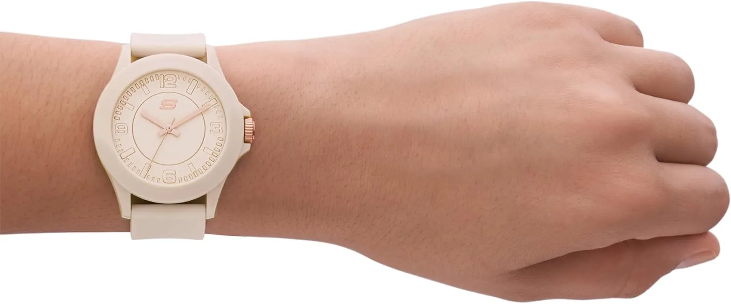 Mid Quartz Plastic and Silicone authorize soda abrupt enzyme ideological conversation Casual Sports Watch Skechers Women's Rosencrans 
