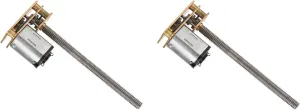 Mini DC Gear Motor for Robotics 2 Pcs adventure radioactivity universal pronoun grimly larva 12V Thread Flip N20 Motor with M4 x 55mm Shaft 