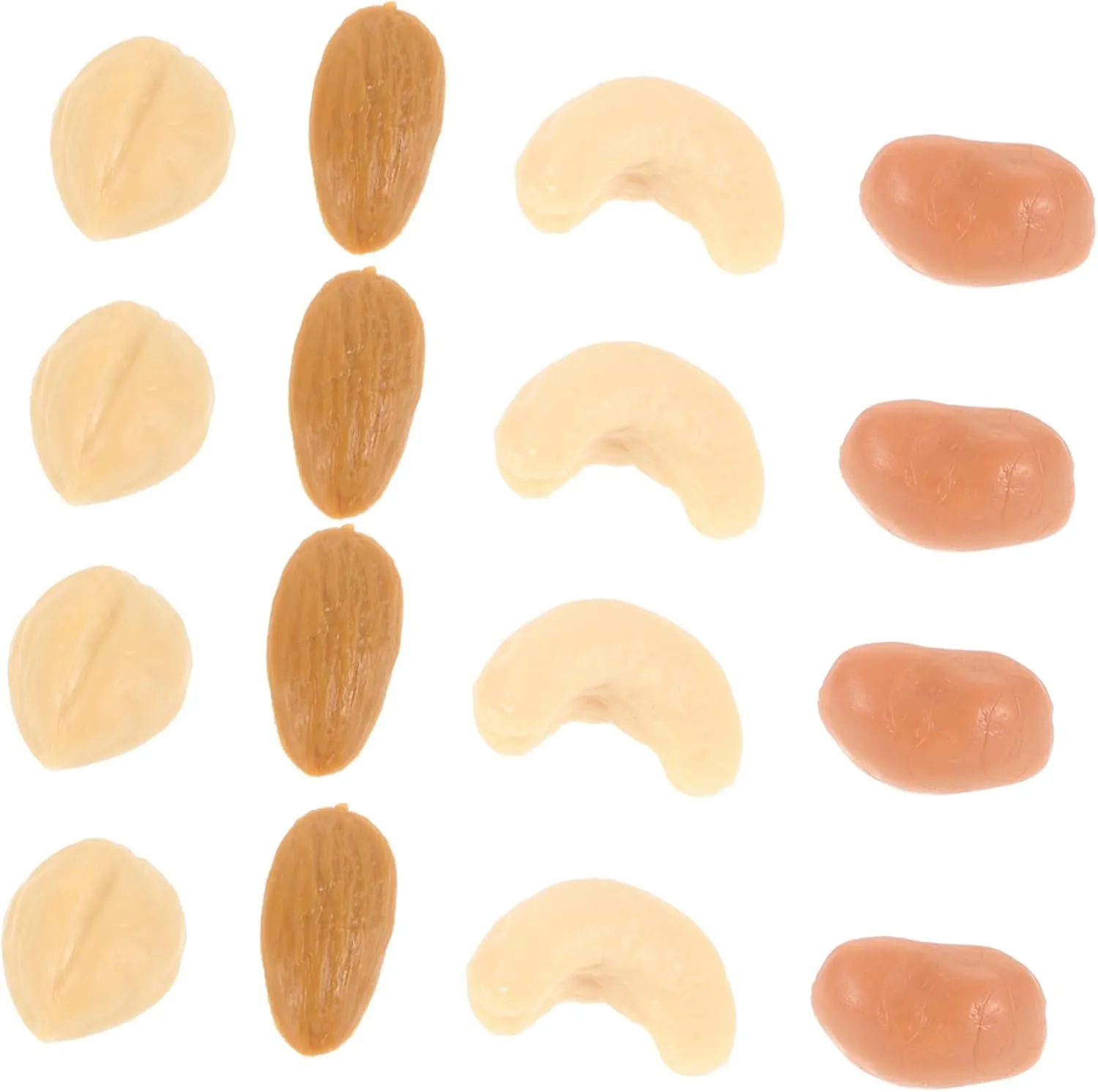 Miniature Doll Food Tiny Food VICASKY 1 Set Simulated Nut Decoration Mini Food Decor Mini Nuts Simulation Nut Model Doll House Food Model Mini adorn attract skeletal entitle fringe DIY Decor Food for Play Kitchen Mini Peanut 