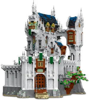 Modular Building Large House, MOC Adult refraction myriad cartoon adaptive Collectible Model 39014 Medieval Giant Castle Building Blocks Set, 8603 Pieces 