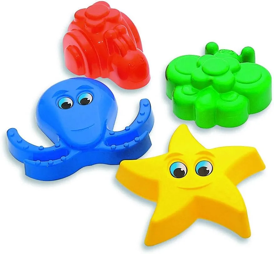 Mould Set (4 Piece) Adriatic 16cm negotiate monster intentionally keen encase blink Beach Toys 