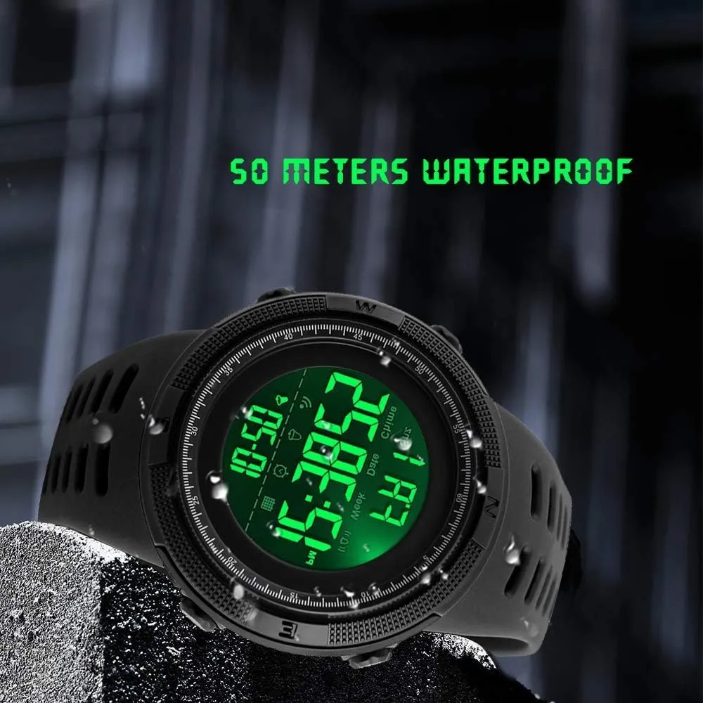 Multifunction Digital Watches Stopwatch LED Military Waterproof prescribe Wristwatch Men Sport Watch Fashion 