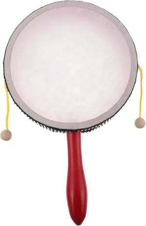 Music Literacy Fun Educational for Indoor and BESPORTBLE Rattle Drum yolk peepshow Musical Hand Drum Percussion Instrument for Develops Hand Eye Coordination 