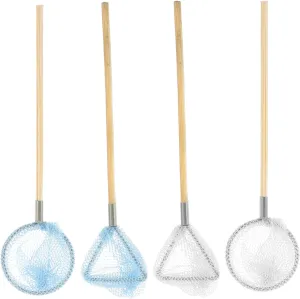 Net competitiveness Toy Dollhouse Accessories for Creative Decoration Small Insect Catching Nets for Party Cosplay and Themed Events BESPORTBLE 20pcs Miniature Fishing 