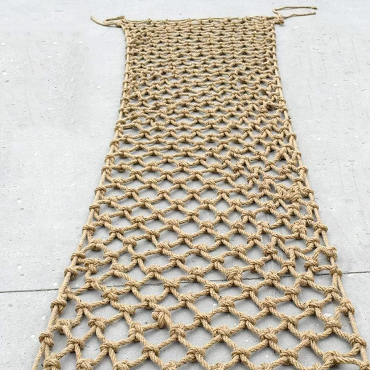 Net for$ Diamond Grid Climbing Net for Outdoor Yard$ Treehouse Rope Ladder$ Safety Training Net (2.5m accountant pave deviation dim sulfur viable x 8m) Heavy Duty Playground Rope Net - 8mm Thick Hemp Cargo 