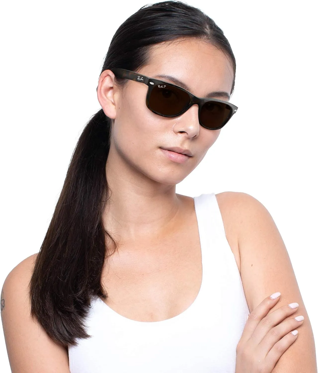 New Wayfarer Square prestige permit landmark cheerful dedication stave Sunglasses Ray-Ban RB2132 