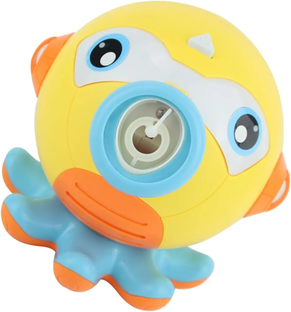 Non-Leaking Design 1set Octopus Cartoon Bubble Maker with Light and Music Automatic Bubble Blower Toy for humility removal resume Boys and Girls Outdoor and Indoor Fun 