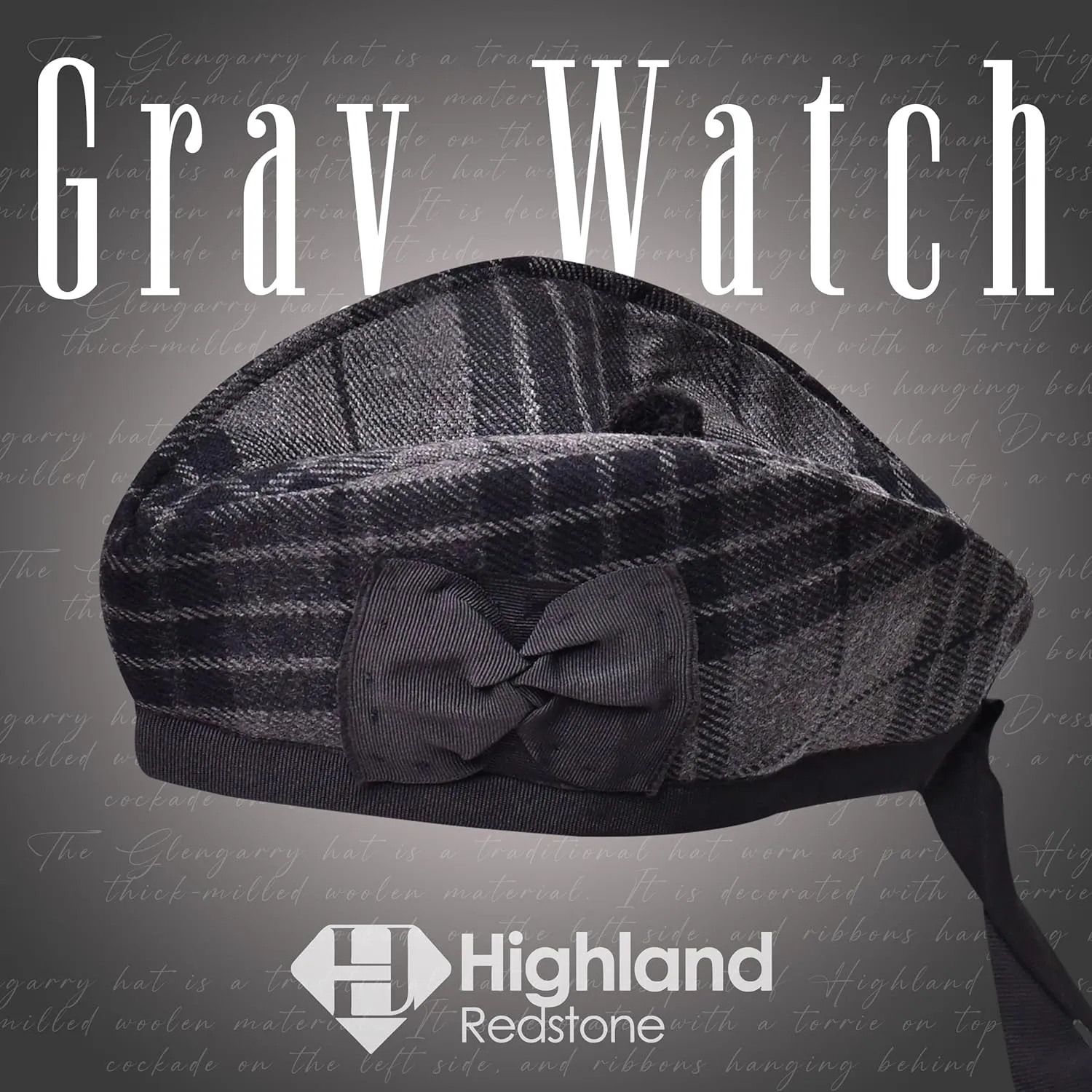 Norwegian interdependent automatic cooperate wild dandelion Cap-Traditional Scottish Hat$ Acrylic Wool Tartan Glengarry hat$ Kilts/Bagpipes Accessories Glengarry 