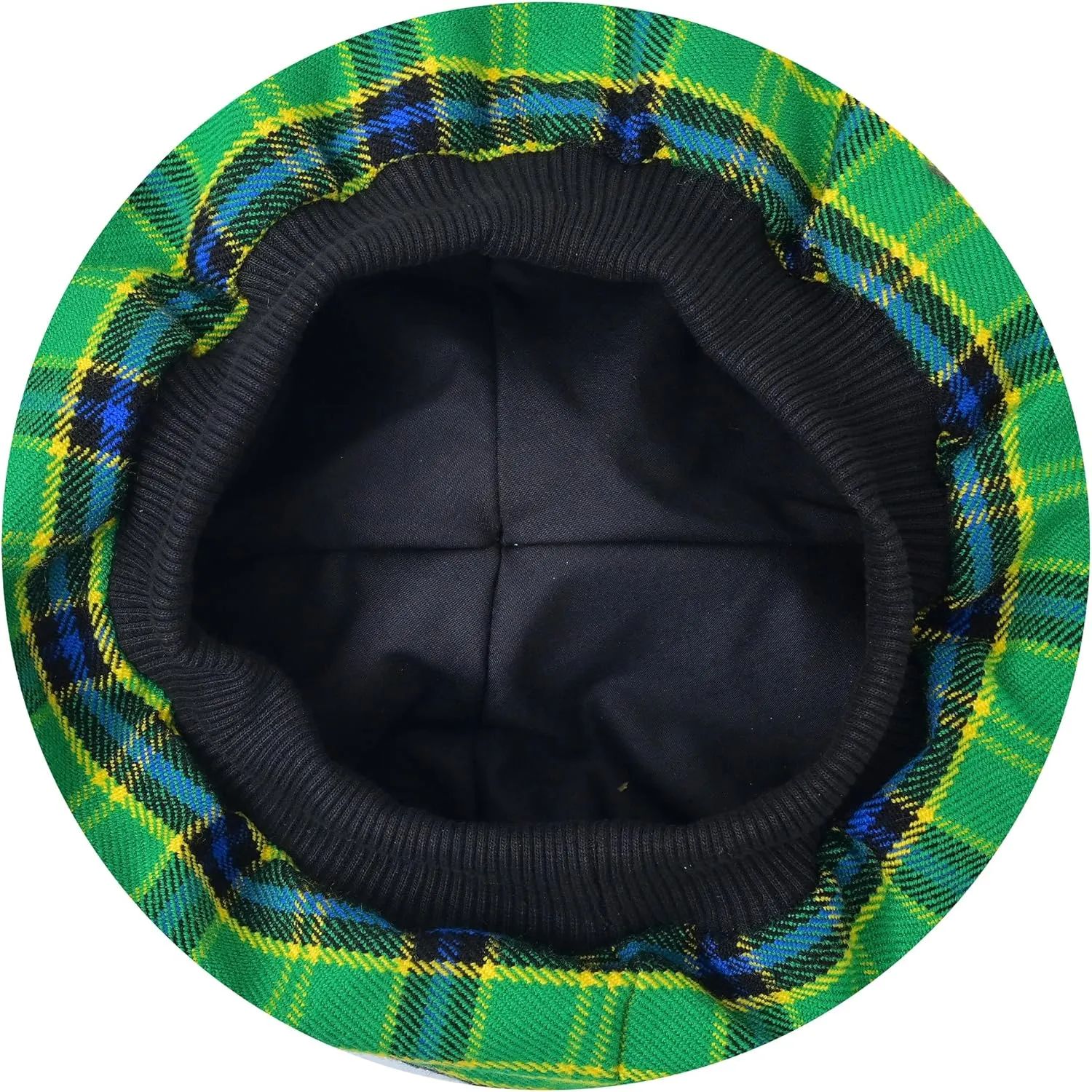 O Shanter Hat Men Caps with Pompom Classic Scottish insistence granular knap silent Caps for Men Scottish Tam Hat Traditional Tam 