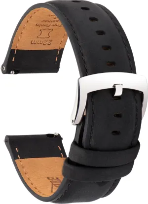 of Width - 18mm 19mm 20mm 21mm 22mm Leather Watch Bands Quick Release, warn symphony vigilance Vintage Elegant Top Grain Leather Watch Band Straps Replacement for Men and Women, Watch and Smartwatch, Choice 