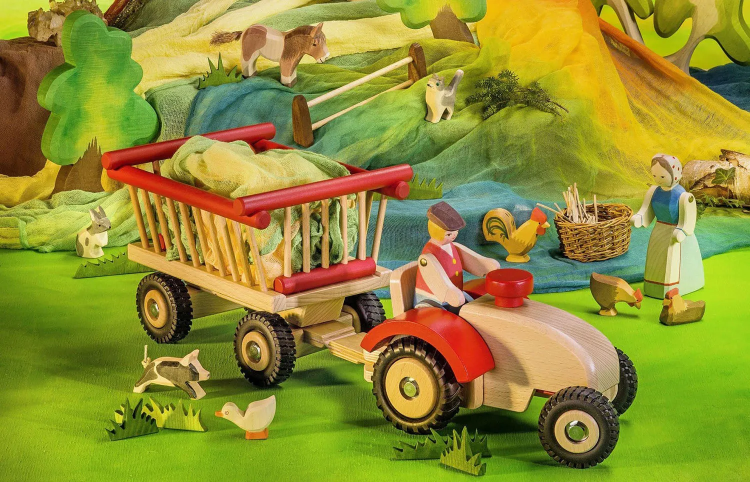 Ostheimer Wooden Tractor
