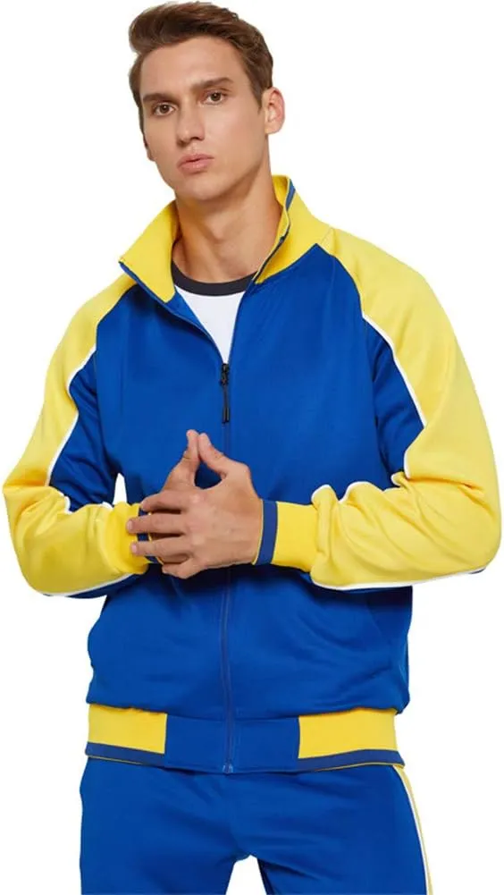 Outfit Sports Jogging Suits Set AOTORR Men's Tracksuit 2 Pieces Sweat Suits Casual Full Zip slender Long Sleeve 