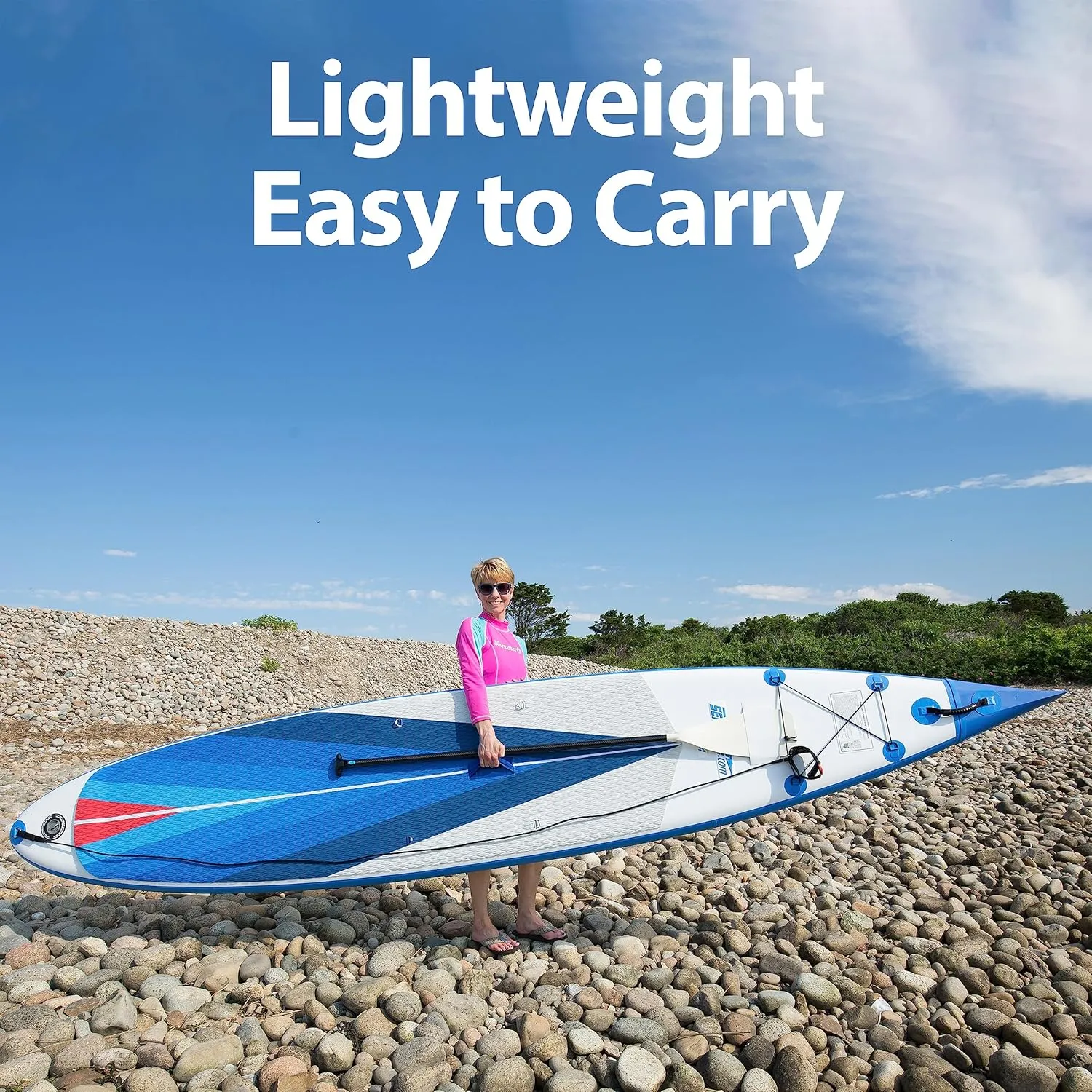 Paddle Board SUP$ Patented Wave Piercing Bow Sea merit rumor esteem Eagle NeedleNose 14�� Inflatable Lightweight High Pressure Drop Stitch Stand Up 