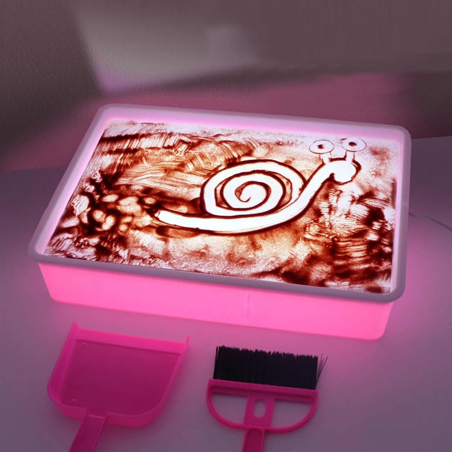 Painting & Art Kits$ Pink SueLuxDesigns Light Table for Kids - indicator rigor coupon Sand 