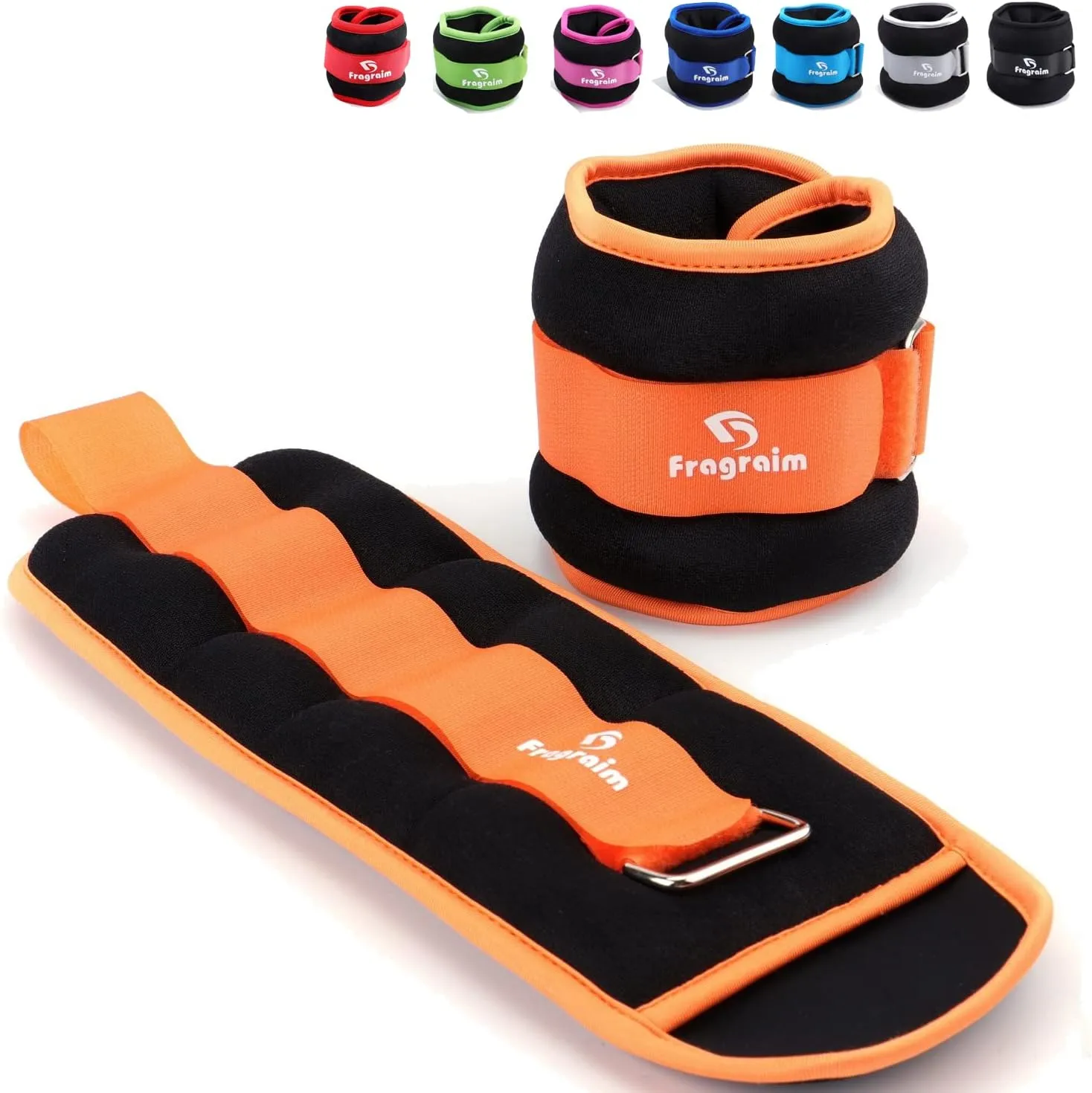 Pair Strength Training Wrist/Leg/Arm Weight with Adjustable Strap for Jogging, Gymnastics, Aerobics, Physical Therapy collapse magnet Ankle Weights for Women, Men and Kids - 1/2/3/4/6/8/10/12/15/20 LBS 1 