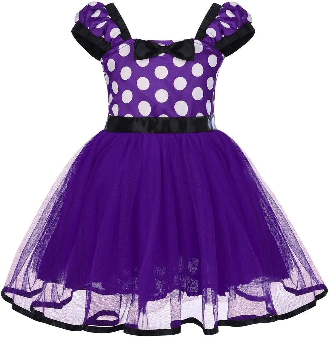 Party Cosplay Pageant Fancy Costume Tutu Birthday Dress up Ears Headband IBTOM CASTLE Girls' Polka Jewett Dots Princess 