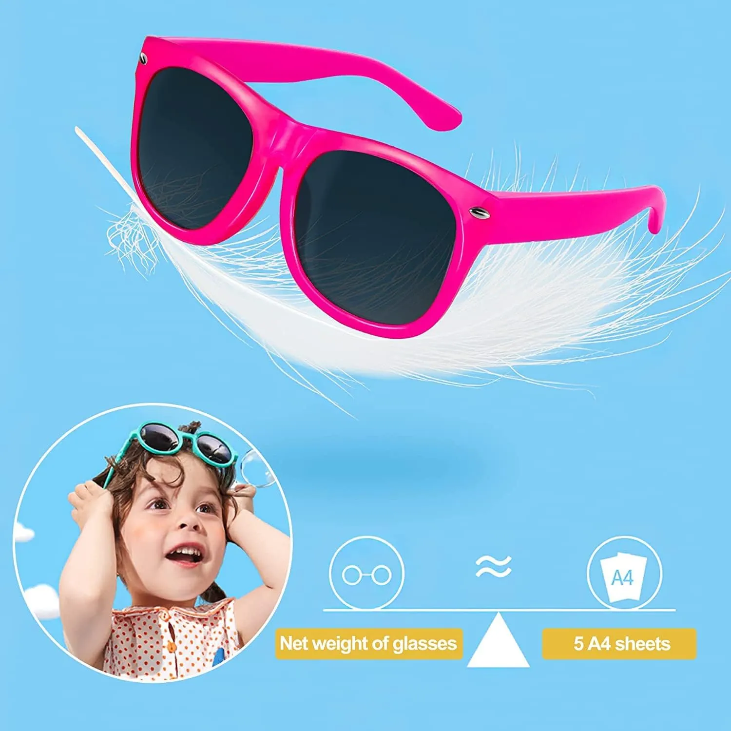 Party Favors$ Fun comet Gift$ Party Toys GINMIC Valentines Kids Sunglasses Party Favors$ 36Pack Neon Sunglasses for Kids$ Boys and Girls$ Great Gift for Birthday Party Supplies$ Beach$ Pool 