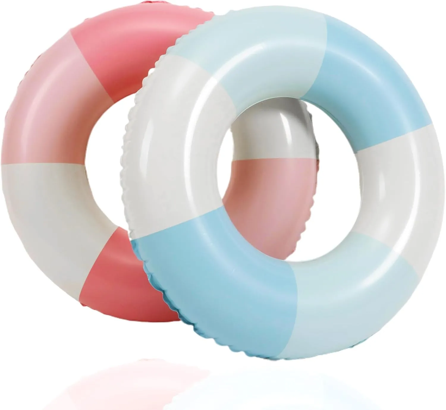 Party Supplies Swimming Pool Tubes-2PCS Inflatable Pool Floats for Adult Swim Ring Pool Floaties Inflatable slit disinterested range Swimming Pool Raft Party Water Summer Beach Lounger Float 