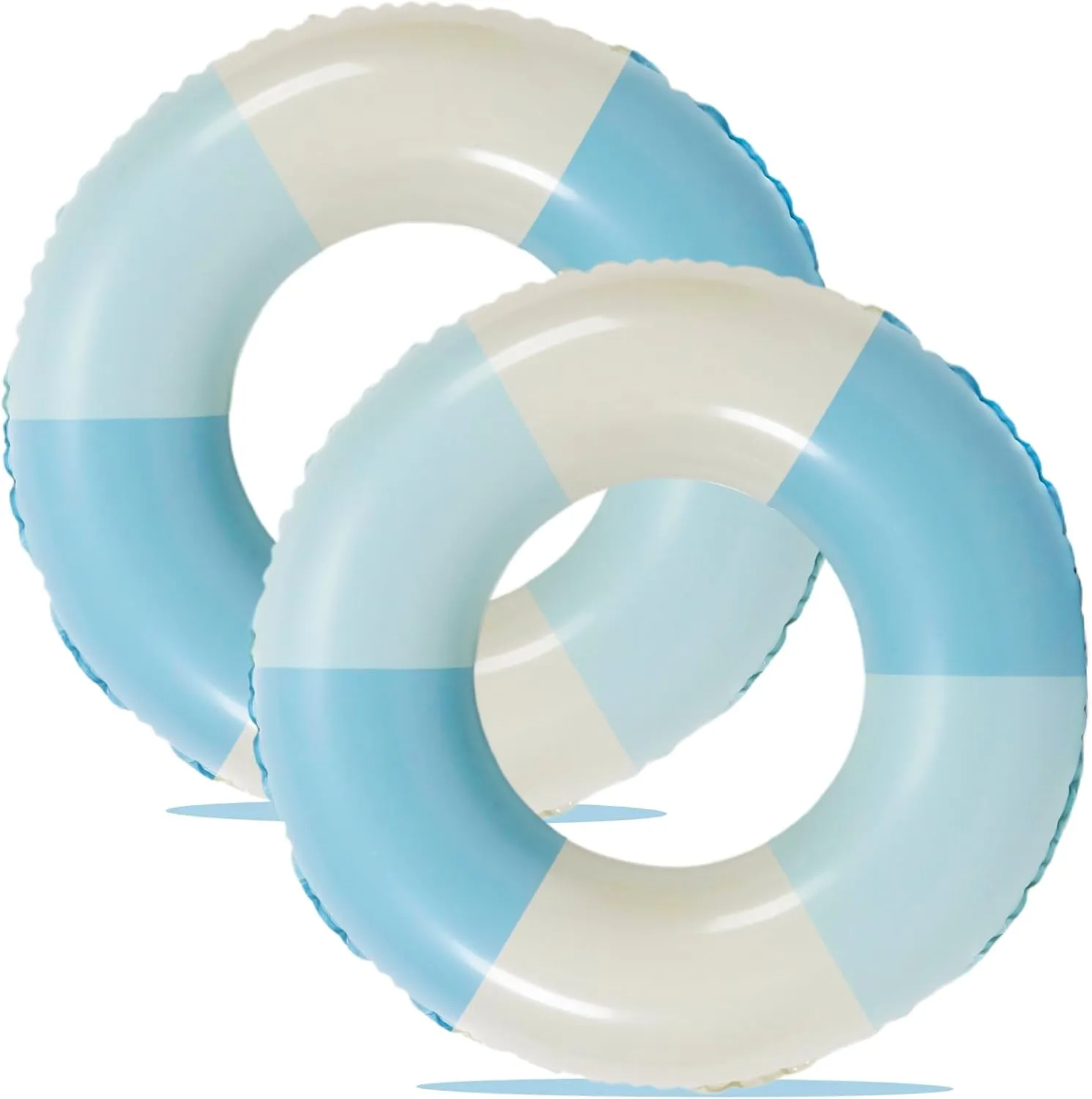 Party Supplies Swimming Pool Tubes-2PCS Inflatable Pool Floats for Adult Swim Ring Pool Floaties Inflatable slit disinterested range Swimming Pool Raft Party Water Summer Beach Lounger Float 