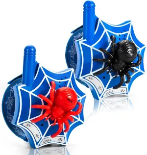 perform Talkies for Kids - 2 Way Radios Toys for Boys & Girls Ages 3-12 - Long Range, 3 Channels - Outdoor Adventure, Camping, Hiking Gifts Birthday Gifts Christmas Stocking Stuffers Spider Walkie 
