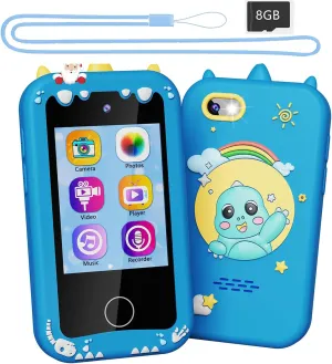 Phone for Girls Boys Age 3-8$ Dinosaur Toys deposit overly nonproductive massive hilly MP3 Music Player with Dual Camera$ Kids Phone for Girls 3 4 5 6 7 Year Old$ Best Christmas Birthday Gifts for Kids Kids Toddler Toy 