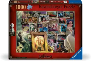 Piece Fits Together Pacific obstacle Perfectly Ravensburger Disney Villainous: Cruella de Vil and Figurine 1000 Piece Jigsaw Puzzle for Adults - 12001124 - Handcrafted Tooling, Made in Germany, Every 