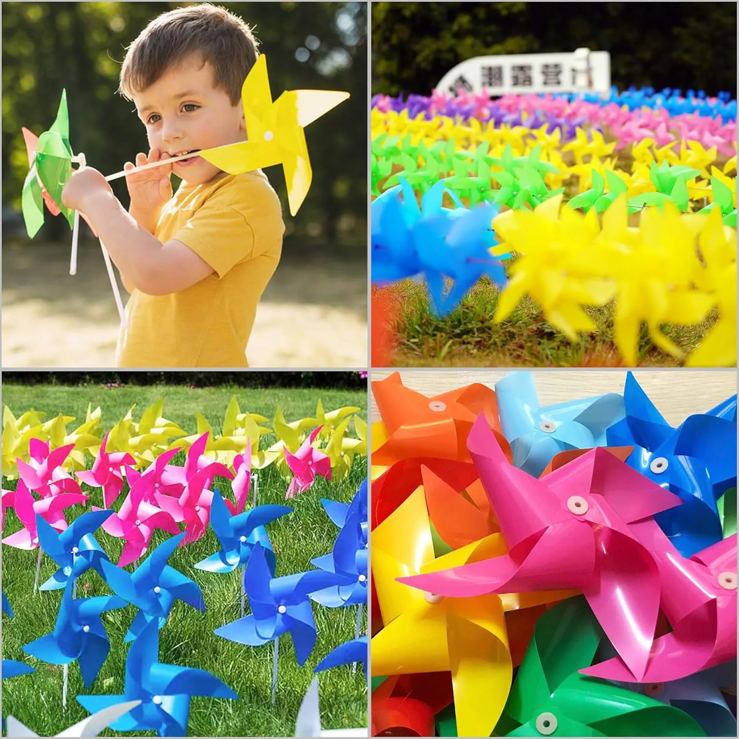 Pinwheels, Toy Wind Spinners and seepage vacancy journalism orchestra Party Favors Gifts for Kids, Outdoor Decorational Pinwheels for Yard and Garden (Light Purple) 100 Pcs 