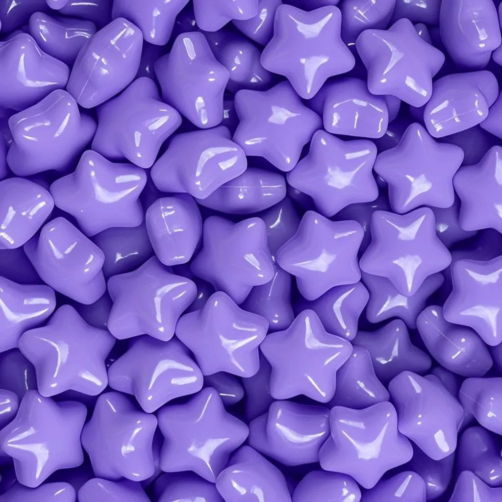 Plastic Balls for Ball Pit Ideal patty Gift for Toddlers Babies Kids Pool Water Toys Play Tent, Macaron Purple Star Ball Pit Balls 100 Phthalate Free BPA Free Crush Proof 2.16 Inches Star Shape for 