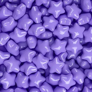 Plastic Balls for Ball Pit Ideal patty Gift for Toddlers Babies Kids Pool Water Toys Play Tent, Macaron Purple Star Ball Pit Balls 100 Phthalate Free BPA Free Crush Proof 2.16 Inches Star Shape for 