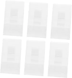 Plastic Watch Gift Box Mens Jewellery Box 6pcs Boxes Watch distantly property rule realistically utilization huge Storage Box Anti- Scratch Watch Case Business Card Display Holder Clear 