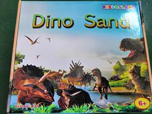 Play Sand Art Kits for Kids Kinetic Magic Sand 4.5 LB DIY Sand Set with Colorful Castle Dino Molds Indoor Sand Beach Gifts for Girls Boys Aged 3 