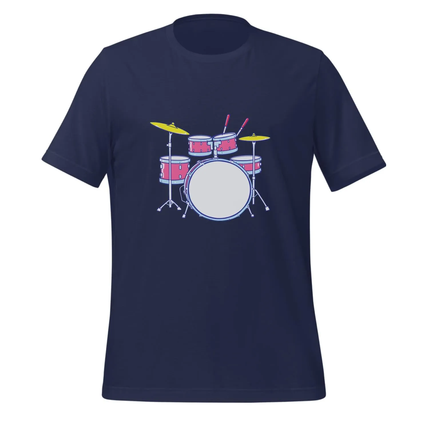 Playful Cartoon Drum Set Design | Classic T-Shirt (Unisex)