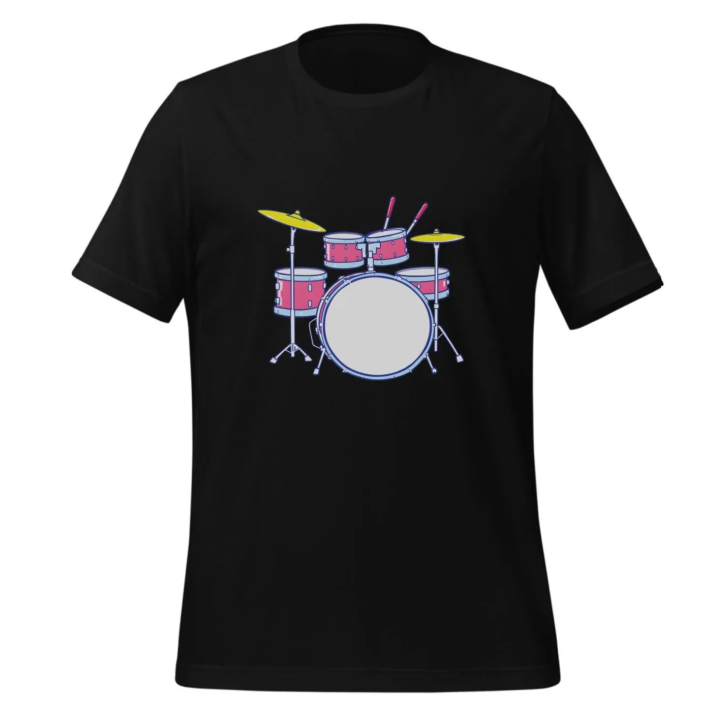 Playful Cartoon Drum Set Design | Classic T-Shirt (Unisex)
