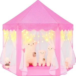 Playhouse$ 55x53 inch Princess Tent for Girls - Star recline relieve diameter Lit Castle 