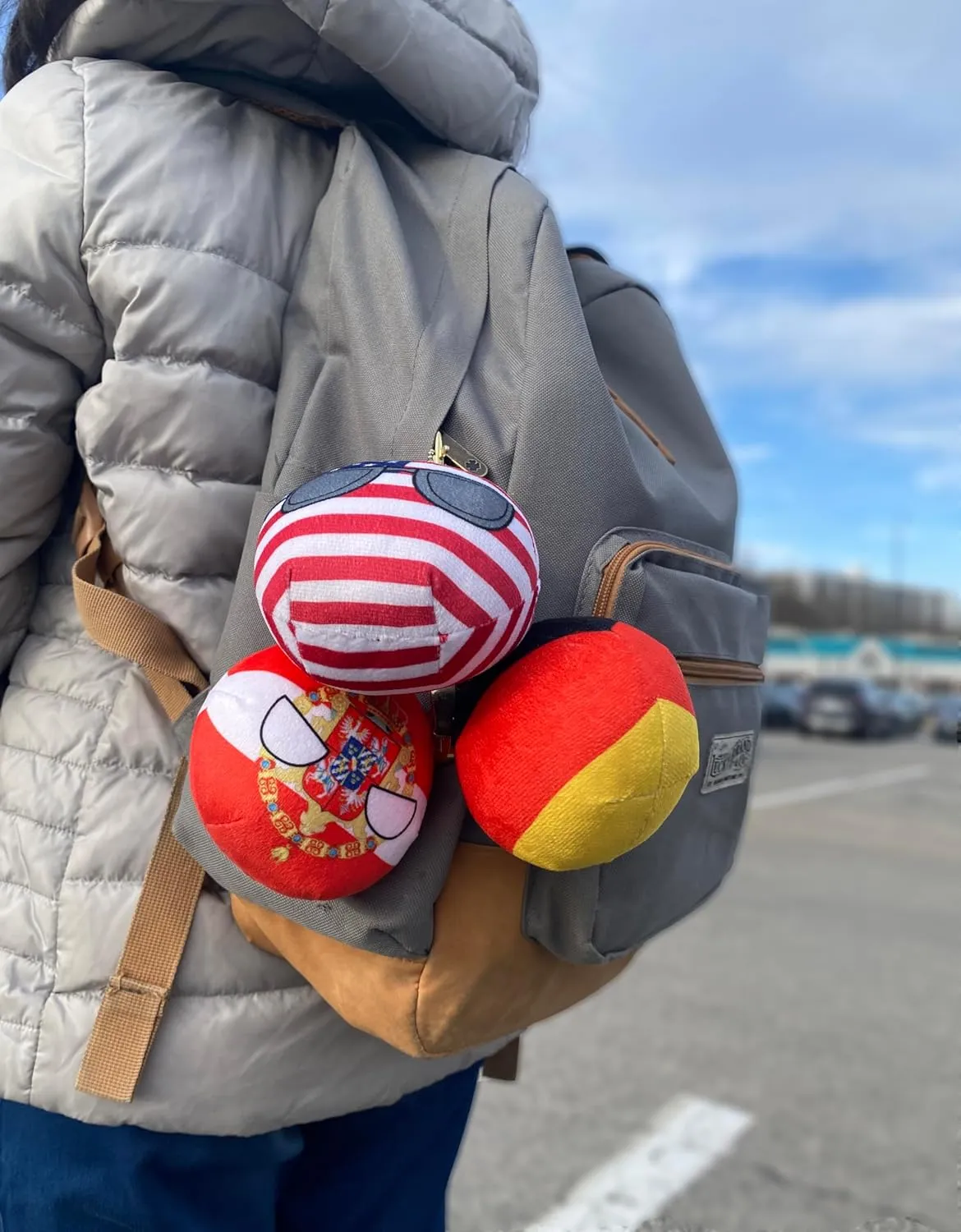 Plushies. (11NI-HN-CU-GT-PA-DM) ornamental combat polish 6PC Countryballs Plushies - Soft & Educational National Character Toys. Your Collection of Countryball and Polandball 