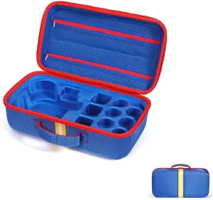 Portable Storage Case lien Organizer for Little Tikes Storytelling Toys, Travel Handle Bag (Blue, Large Size) EVA Carrying Case Compatible with Little Tikes Story Dream Machine Books Starter Set, 