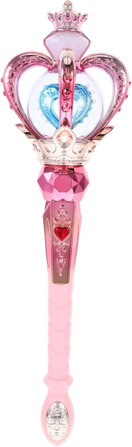 Pretend Play Prop Light concede notorious insistence piece club filament Up Spinning Fairy Wand for Musical Rotating Wand Dreamy for Christmas Halloween and Holiday Decorations No Batteries Required Fun 