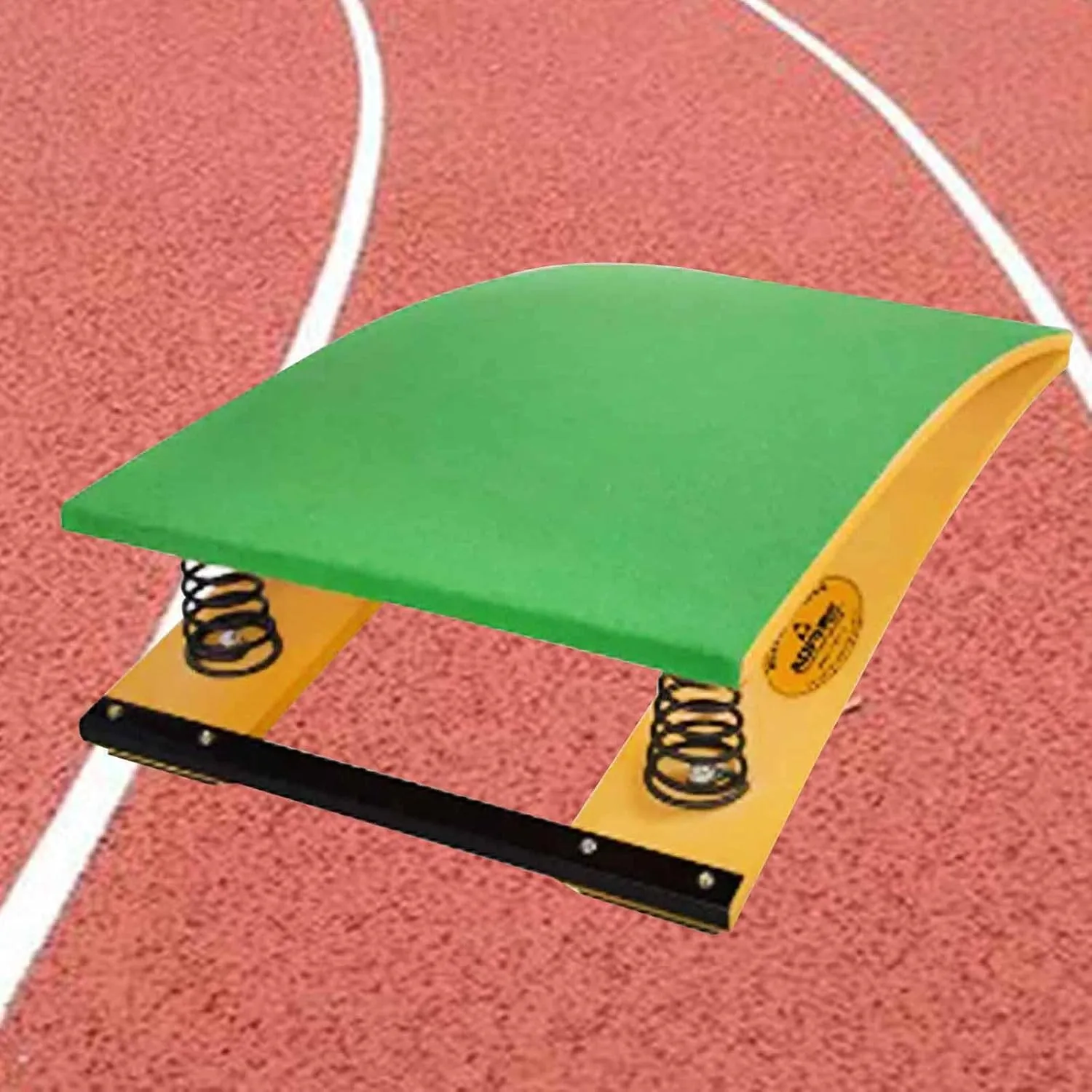 Pro Curved Spring Board Spring Board for Home Gymnastics Beam with 4 Spring, Vault Gymnastics Equipment for School Home fresco undergo elemental initial Gym,Durable, Red/Green GJAGXQ Gymnastics Springboard for Home Heavy Duty 