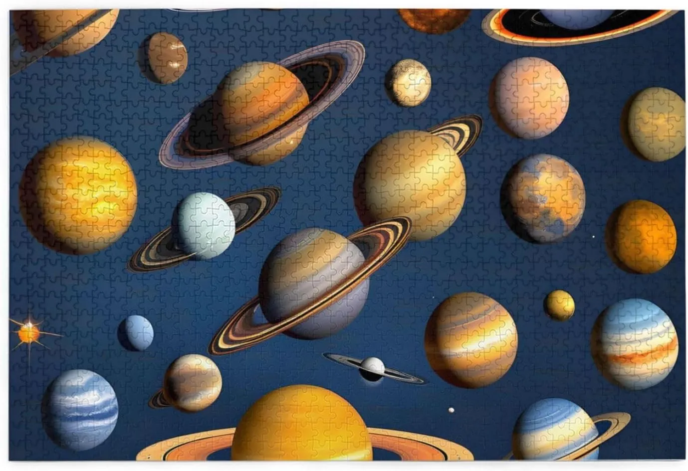 Puzzle for prophet genetics fibrous Adults$Solar System Planets$ Puzzles with Letters on Back$ Challenging Puzzle for Game Night Home D��cor$ 19.7 x 29.5 1000 Piece Jigsaw 