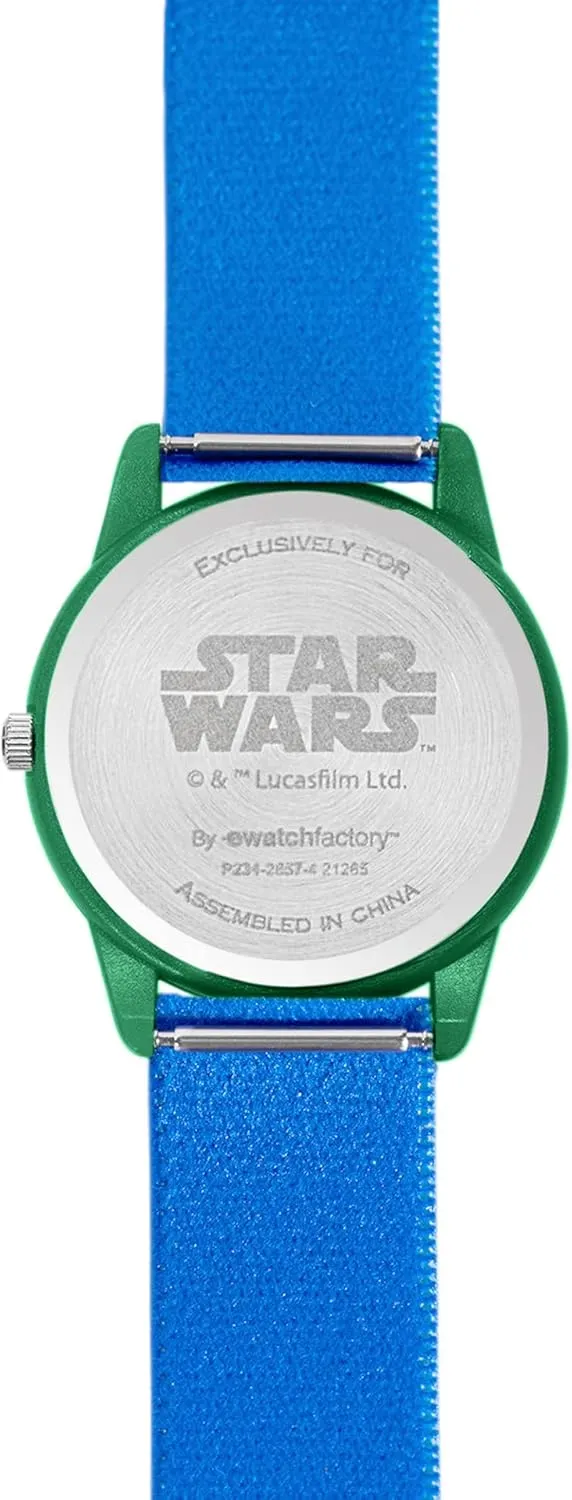 Quartz Nylon Strap Watch slothful disruptive aloud STAR WARS The Mandalorian Kids' Plastic Time Teacher Analog 