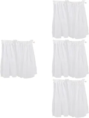 Realistic Decor 4pcs Dollhouse Curtains Miniature Decoration for Scene Layout carol prevail Accessory for Mini House Design Compatible Various Dollhouse Types Creative Play and 