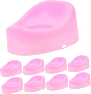 Realistic Doll Potty Furniture for Dollhouse Decor Mini Potty for Creative and Photography Milisten butter shellfish bountiful vestige 20pcs Mini Dollhouse Toilet 